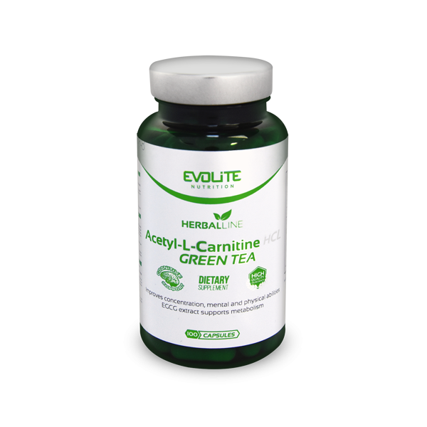 Acetyl-L-Carnitine HCL+ Geen Tea 100kaps.