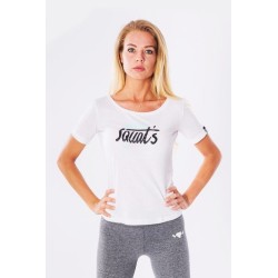 T-shirt TrecGirl 006 - Love Squat White