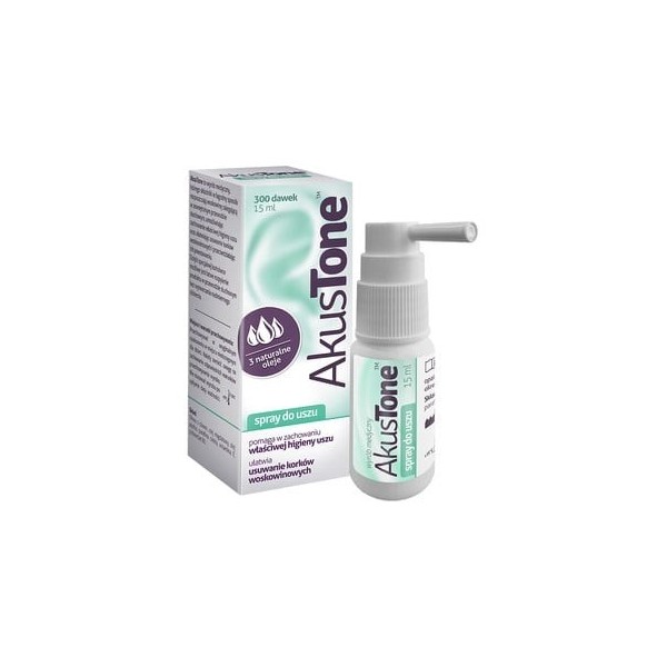 AkusTone Spray do uszu 15 ml AkusTone Spray do uszu 15 ml