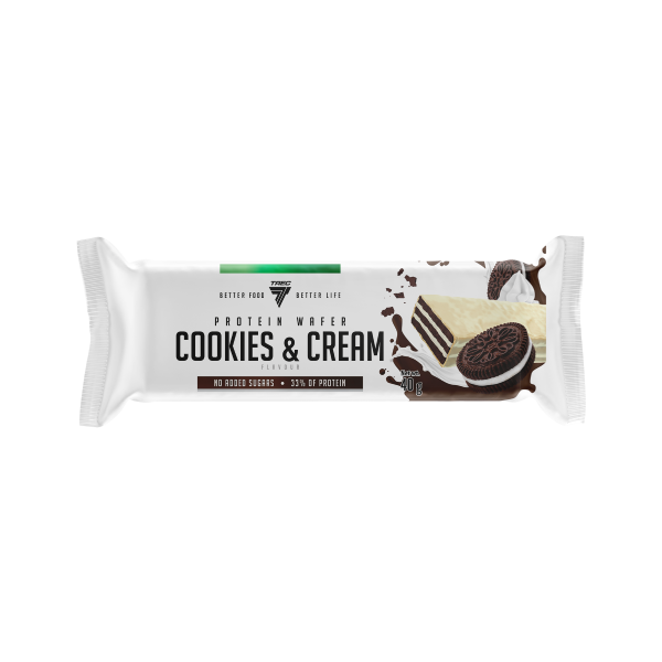 Protein Wafer Cookies & Cream 40g Protein Wafer Cookies & Cream 40g