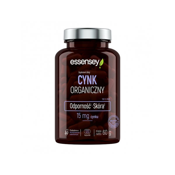 Cynk Organiczny Na Odporność 120kaps. Cynk Organiczny Na Odporność 120kaps.
