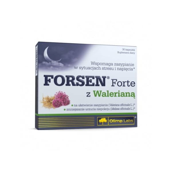 Forsen Forte z Walerianą 30kaps. Forsen Forte z Walerianą 30kaps.