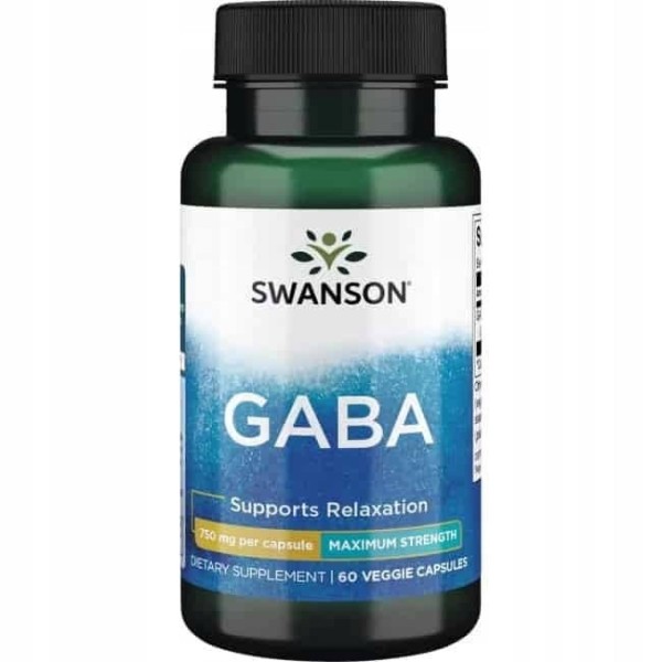 Gaba Max Strenght 750mg 60kaps. Gaba Max Strenght 750mg 60kaps.