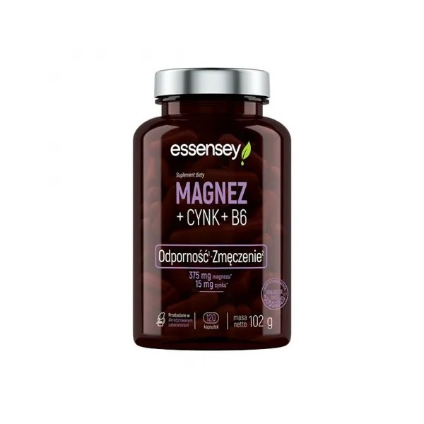 Magnez+Cynk+B6 120kaps. Magnez+Cynk+B6 120kaps.