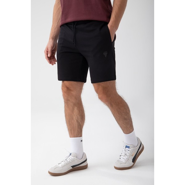 Czarne krótkie spodenki męskie TW BASIC SHORT PANTS 182 M BLACK Czarne krótkie spodenki męskie TW BASIC SHORT PANTS 182 M BLACK