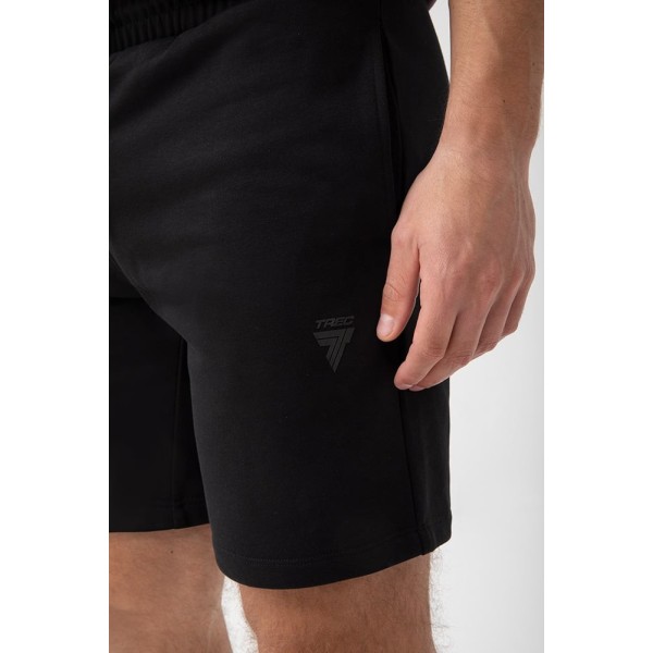 Czarne krótkie spodenki męskie TW BASIC SHORT PANTS 182 M BLACK Czarne krótkie spodenki męskie TW BASIC SHORT PANTS 182 M BLACK