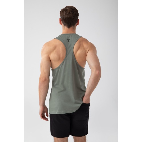 Zielony tank top męski TW BASIC TANK TOP 180 M GREEN Zielony tank top męski TW BASIC TANK TOP 180 M GREEN