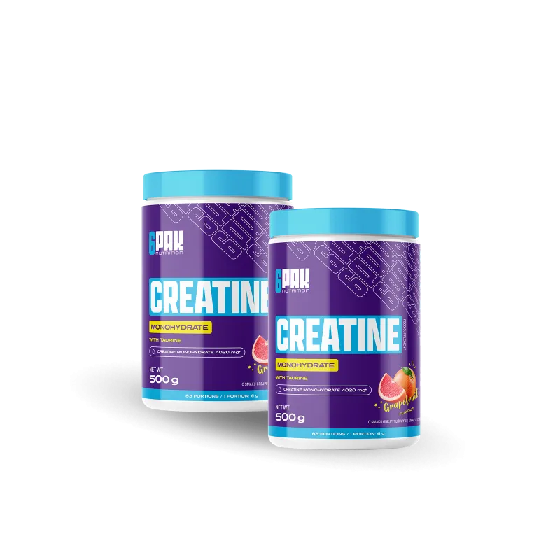 6Pak Creatine Monohydrate 500g + 500g (2-ga szt. 20% Taniej)