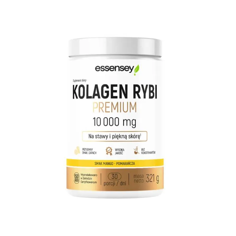 Kolagen Rybi Premium 10 000mg [mango-pomarańcza] 321g