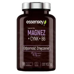 Magnez + Cynk + B6 Na Zmęczenie i Odporność 120kaps.