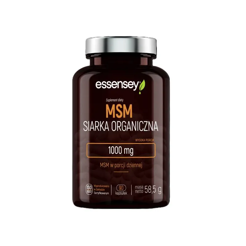 MSM - Siarka Organiczna 1000mg 90kaps.