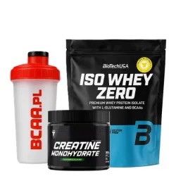 Bestsellery: Iso Whey Zero 454g + Creatine Monohydrate 300g + Shaker GRATIS