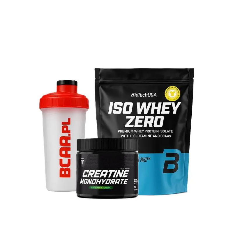 Bestsellery: Iso Whey Zero 454g + Creatine Monohydrate 300g + Shaker GRATIS Bestsellery: Iso Whey Zero 454g + Creatine Monohydrate 300g + Shaker GRATIS