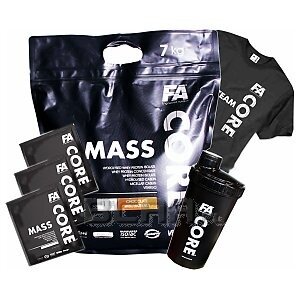 Fitness Authority Mass Core + T-Shirt + Shaker + Próbki 7000g 1/1