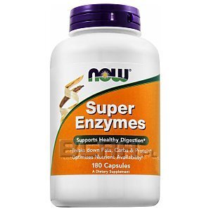 Now Foods Super Enzymes 180kaps. 1/2