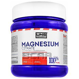 UNS Magnesium Citrate 200g 1/2