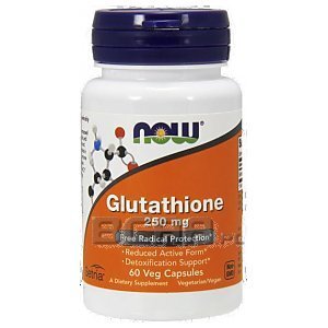 Now Foods Glutathione 250mg 60kaps. 1/1