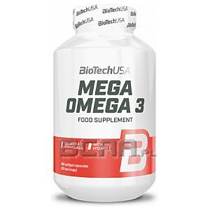 BioTech USA Mega Omega 3 180kaps. 1/1