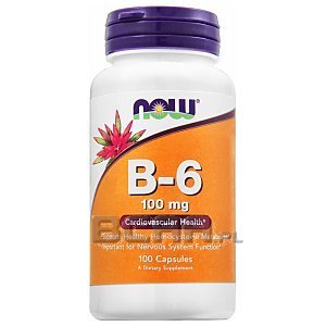 Now Foods Vitamin B-6 100mg 100kaps. 1/2