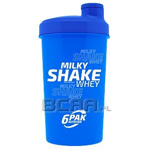 6Pak Nutrition Shaker Milky Shake Whey Blue 700ml 1/1