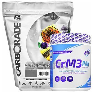 Fitness Authority Carborade + 6Pak Nutrition CrM3 1000g+500g  1/1