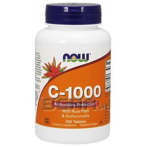 Now Foods Vitamin C-1000 with Rose Hips & Bioflavonoids 100tab. 1/1