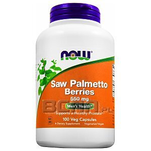 Now Foods Saw Palmetto Berries 550mg 100kaps. 1/2