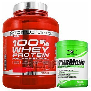 Scitec 100% Whey Protein Professional + Sport Definition The Mono 2350g+500g [promocja] 1/1