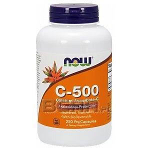 Now Foods Vitamin C-500 Calcium Ascorbate 250kaps. 1/1
