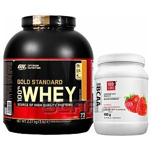 Optimum Nutrition 100% Whey Gold Standard + 100% Econo BCAA 2240g-2270g+500g  1/3