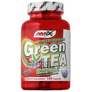 Amix Green Tea Extract with Vitamin C 100kaps. 1/1