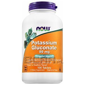 Now Foods Potassium Gluconate 99mg 100tab. 1/2