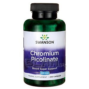 Swanson Chromium Picolinate 200kaps. 1/1