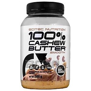 Scitec 100% Cashew Butter Smooth 500g 1/1