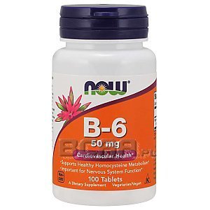 Now Foods Vitamin B-6 50mg 100tab. 1/1