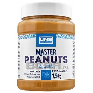 UNS Master Peanuts Smooth 1500g 1/2