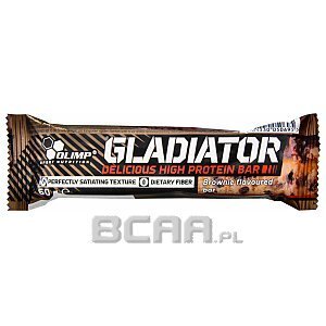 Olimp Gladiator High Protein Bar brownie 60g  1/1