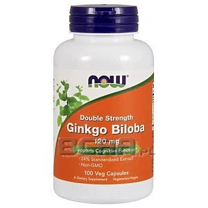 Now Foods Ginkgo Biloba 120mg 100vkaps. 1/1