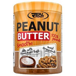 Real Pharm Peanut Butter Smooth with Himalayan Salt 1000g 1/1