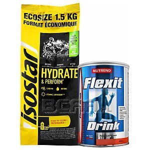 Isostar Hydrate & Perform Koncentrat + Nutrend Flexit Drink 1500g+400g 1/3