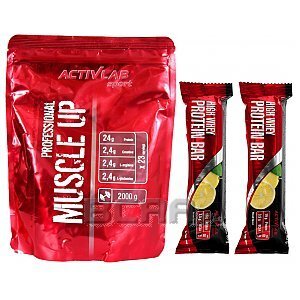 Activlab Muscle Up Protein Professional + High Whey Protein Bar 2000g + 2x80g GRATIS! 1/1