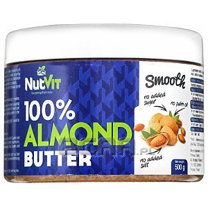 NutVit 100% Almond Butter Smooth 500g 1/1