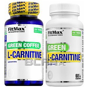 Fitmax L-Carnitine Green Coffee + Green L-Carnitine 90kaps.+60kaps. 1/3
