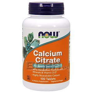Now Foods Calcium Citrate with Minerals & Vitamin D2 100tab. 1/1