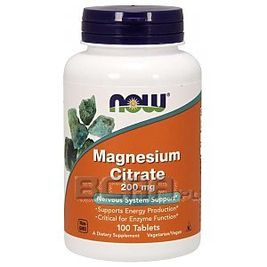Now Foods Magnesium Citrate 200mg 100tab. 1/1