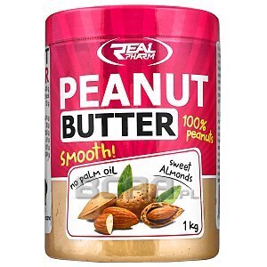 Real Pharm Peanut Butter Smooth Almond 1000g  1/1