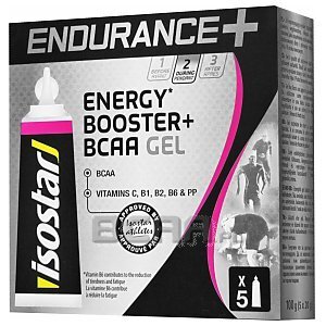 Isostar Endurance Energy Booster + BCAA Żel darmowy gratis do zamówienia za 100zł (5x20g) 100g Gel 1/3