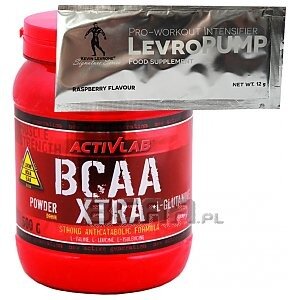 Activlab BCAA Xtra + LevroPump Gratis! 500g + 12g 1/1