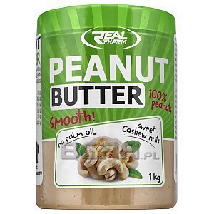 Real Pharm Peanut Butter Smooth Cashew 1000g  1/1