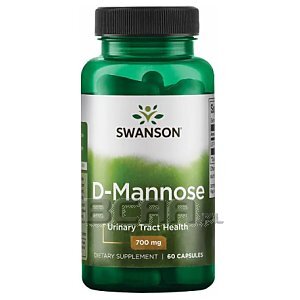 Swanson D-Mannose 700mg 60kaps. 1/1